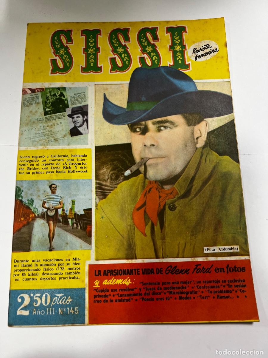 Tebeos: SISSI. N&deg; 145. A&Ntilde;O III. LA APASIONANTE VIDA DE GLENN EN FOTO. BRUGUERA. REVISTA FEMENINA.