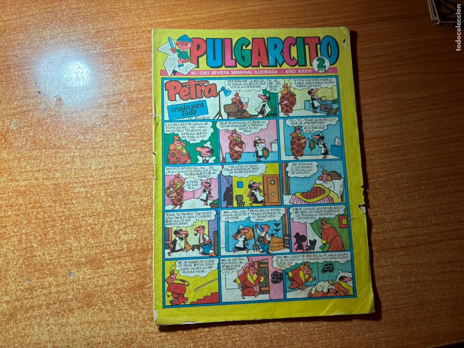 Tebeos: PULGARCITO N&ordm; 1341 EDITORIAL BRUGUERA