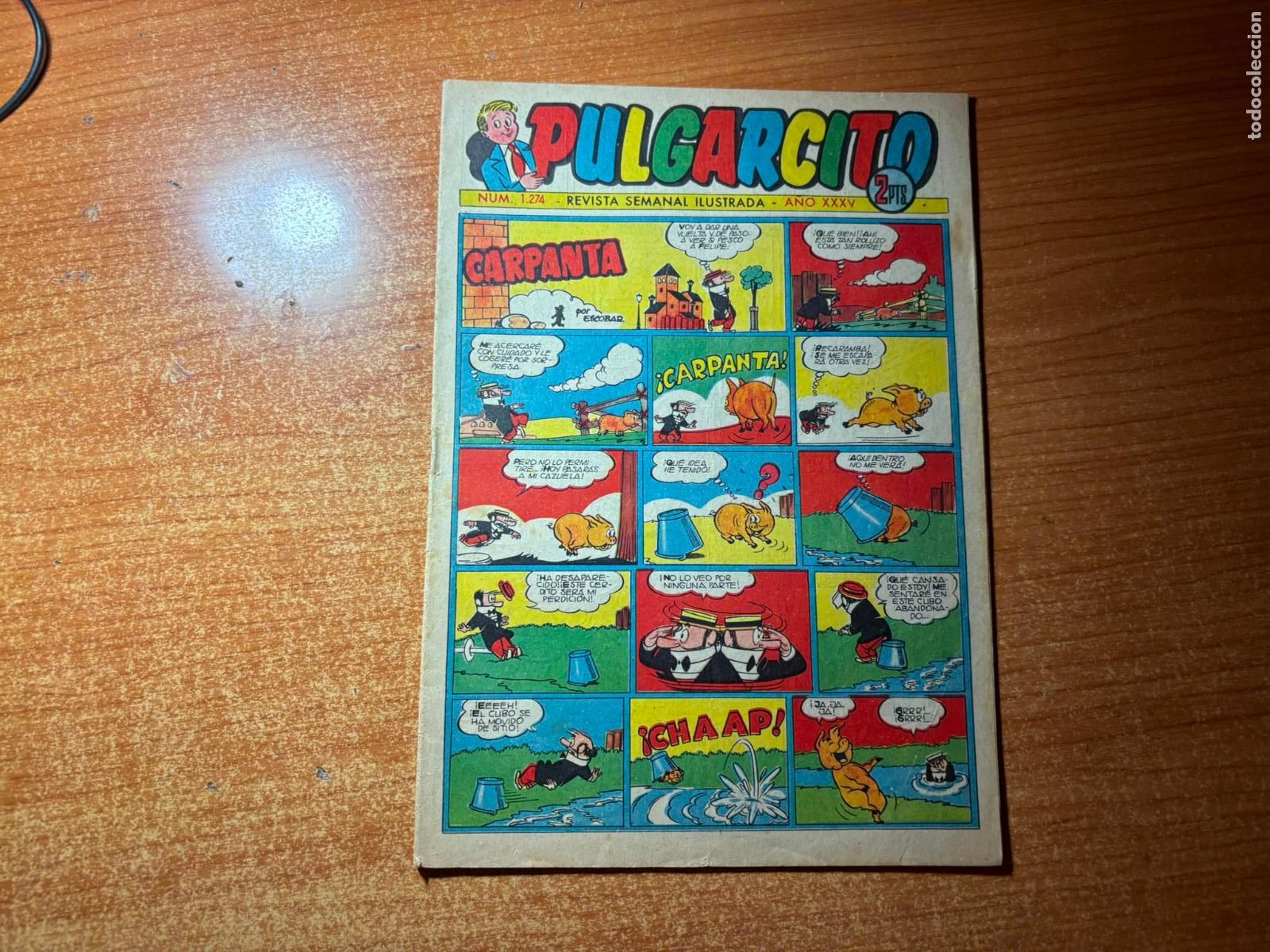 Tebeos: PULGARCITO N&ordm; 1274 EDITORIAL BRUGUERA