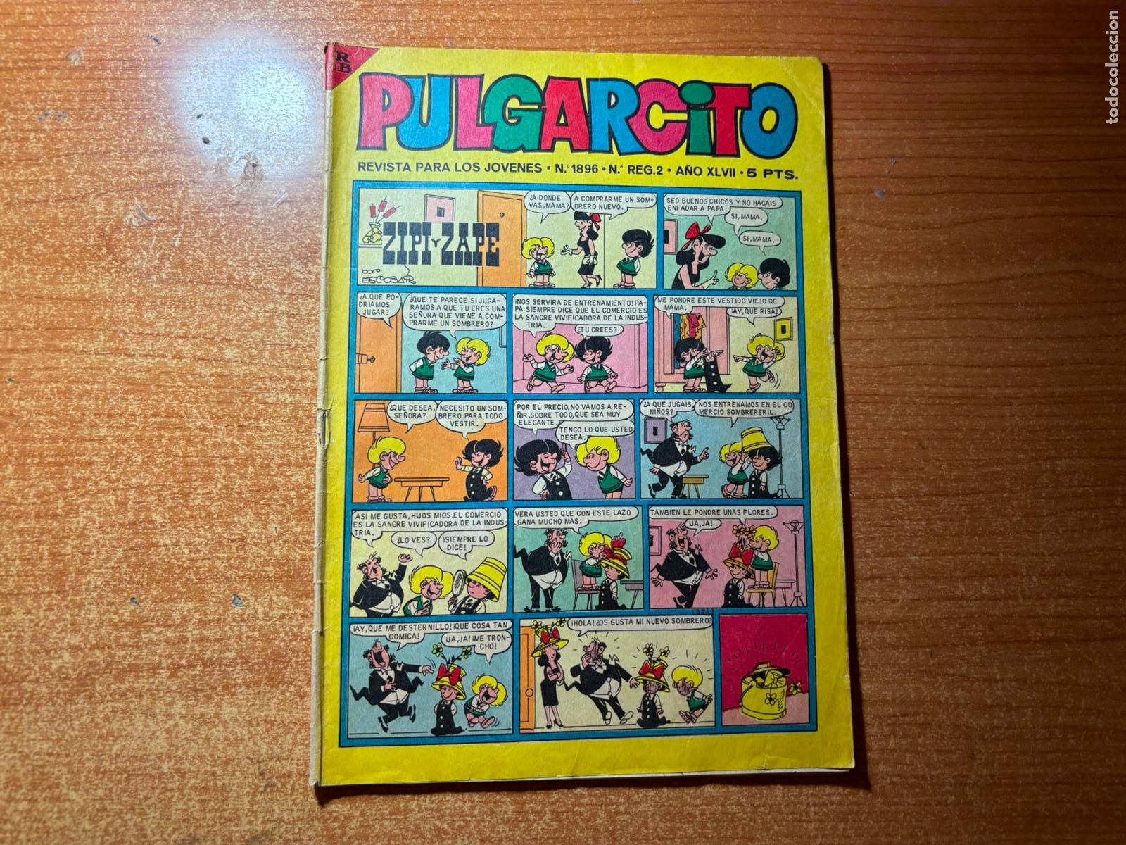 Tebeos: PULGARCITO N&ordm; 1896 EDITORIAL BRUGUERA