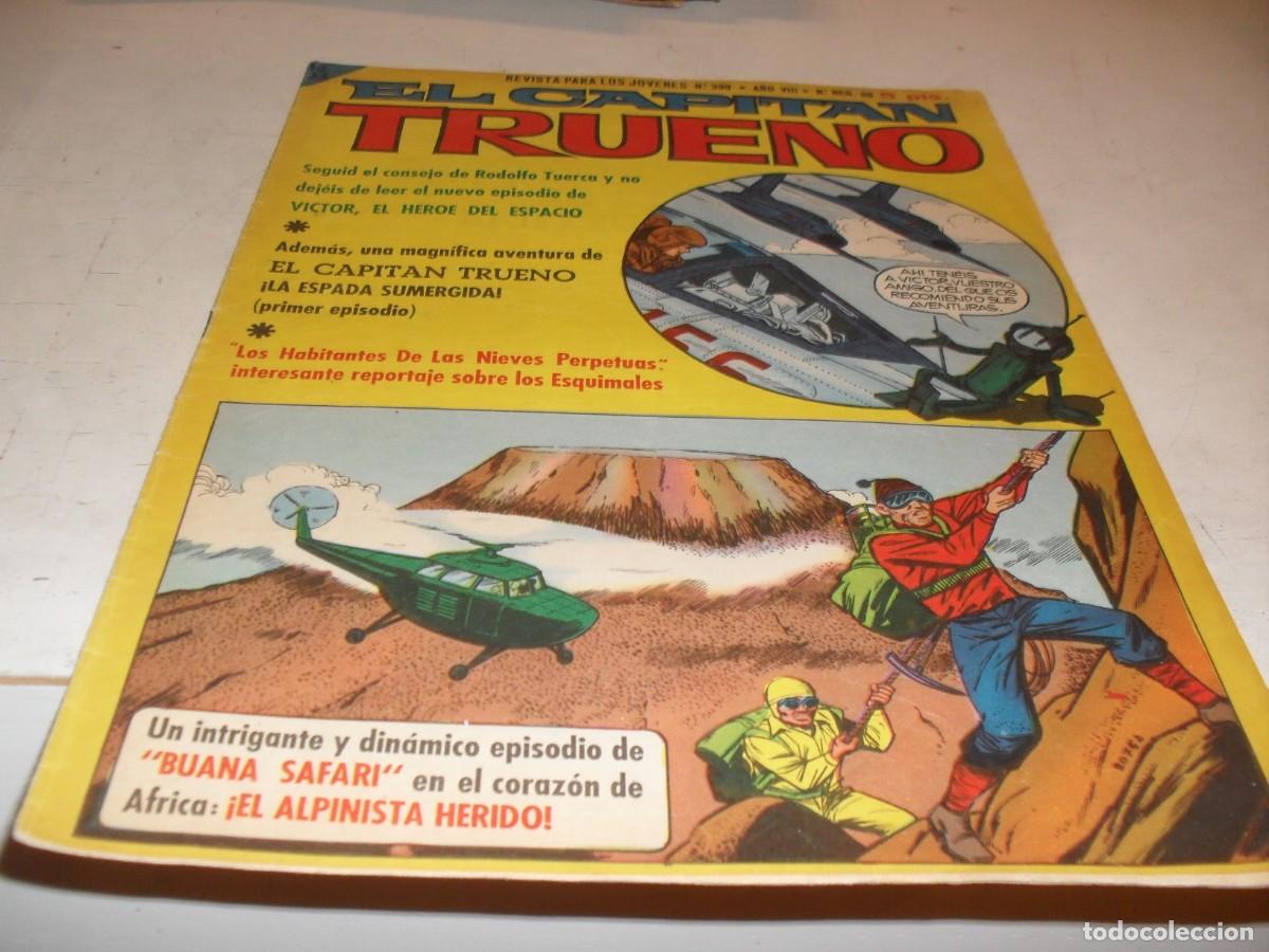 Tebeos: CAPITAN TRUENO EXTRA N&ordm; 399,LA ESPADA SUMERGIDA,DE F.MAN,DE 427.BRUGUERA,1960