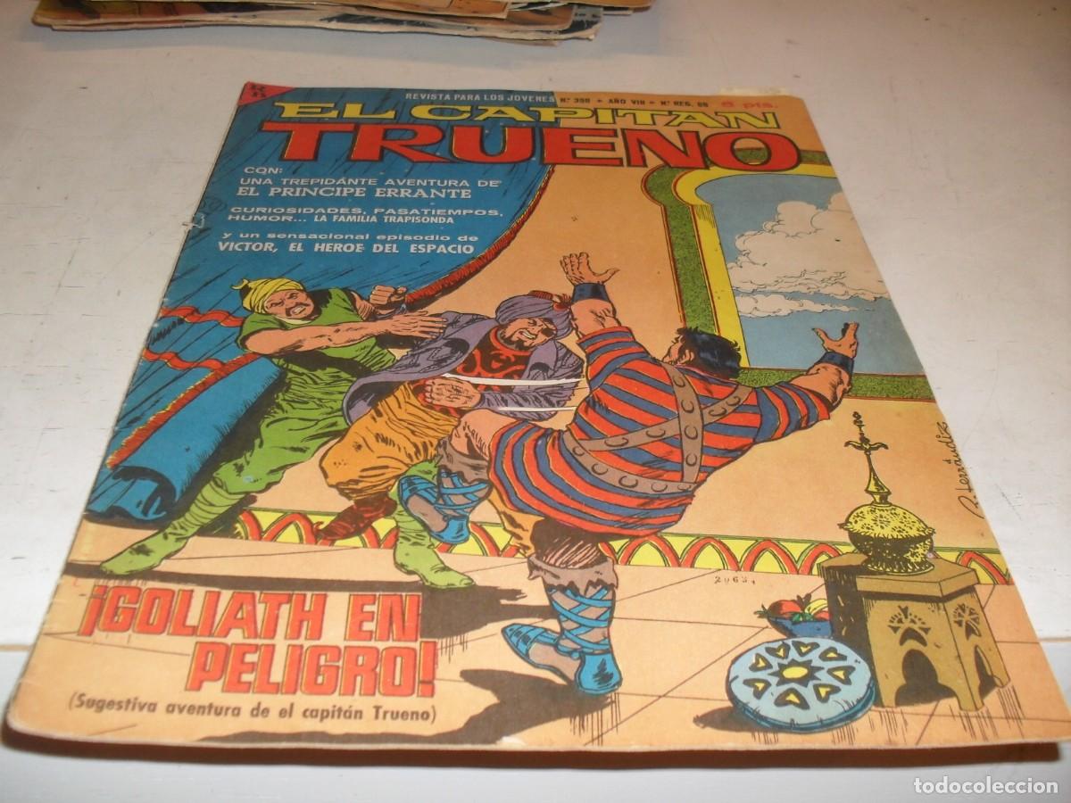 Tebeos: CAPITAN TRUENO EXTRA N&ordm; 398,GOLIATH EN PELIGRO&iexcl;,DE CARRION,DE 427.BRUGUERA,1960
