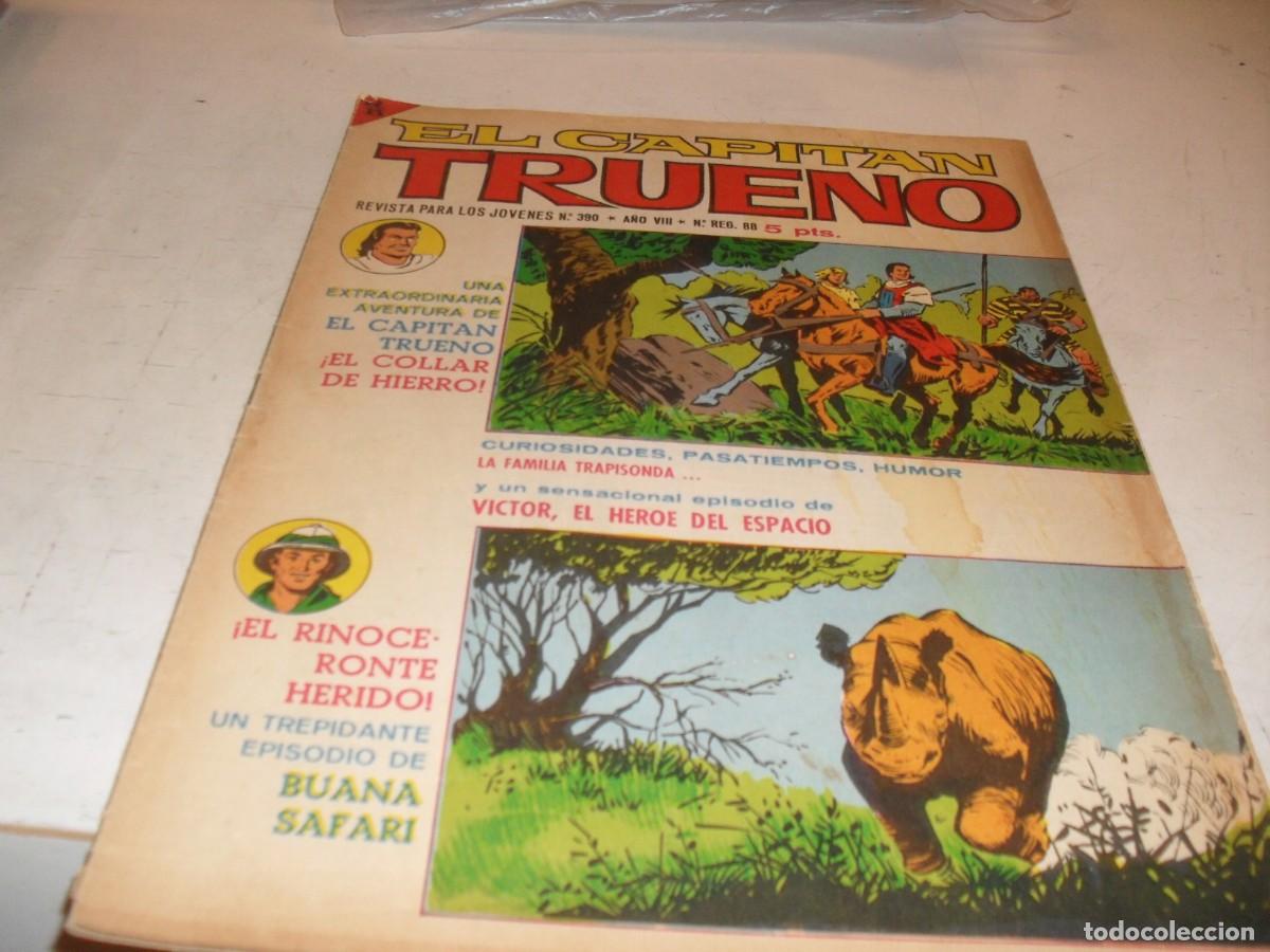 Tebeos: CAPITAN TRUENO EXTRA N&ordm; 390,CON LA LLAMADA DE AFRICA,DE SPADARI,DE 427.BRUGUERA,1960