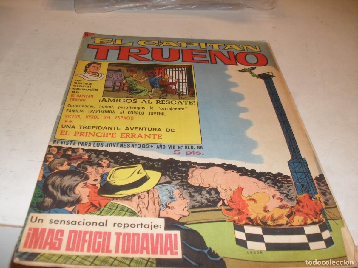 Tebeos: CAPITAN TRUENO EXTRA N&ordm; 382,CON LA FAMILIA TRAPISONDA,DE IBA&Ntilde;EZ,DE 427.BRUGUERA,1960