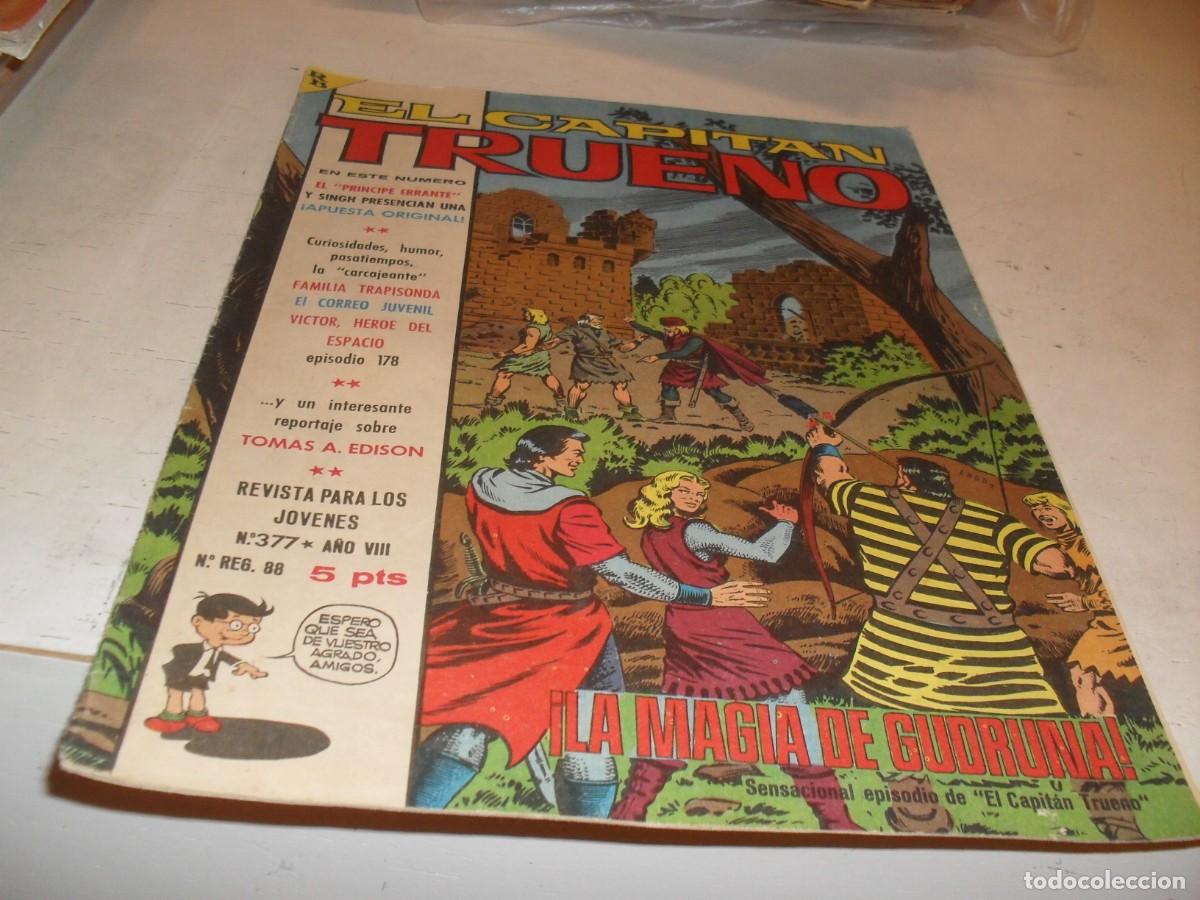 Tebeos: CAPITAN TRUENO EXTRA N&ordm; 377,CON LA FAMILIA TRAPISONDA,DE IBA&Ntilde;EZ,DE 427.BRUGUERA,1960