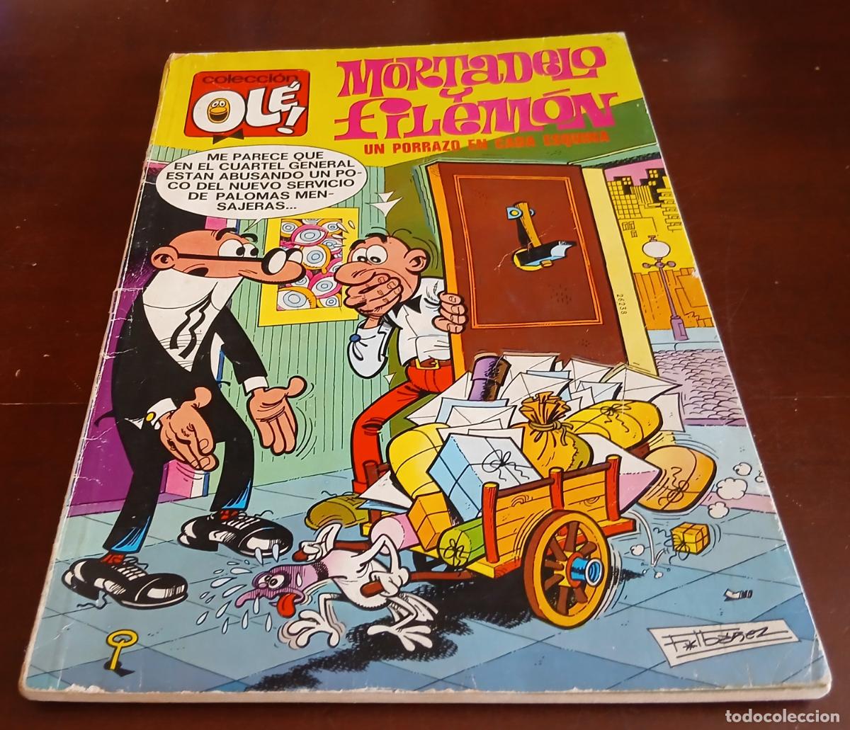Tebeos: OLE N&ordm; 105 - MORTADELO Y FILEMON - UN PORRAZO EN CADA ESQUINA - 1&ordf; EDICION