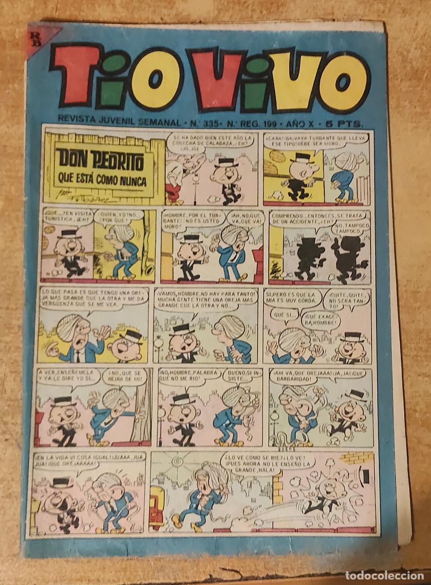 Tebeos: comic 335 T&iacute;o Vivo, publicado por la Editorial Bruguera - a&ntilde;o 1964.