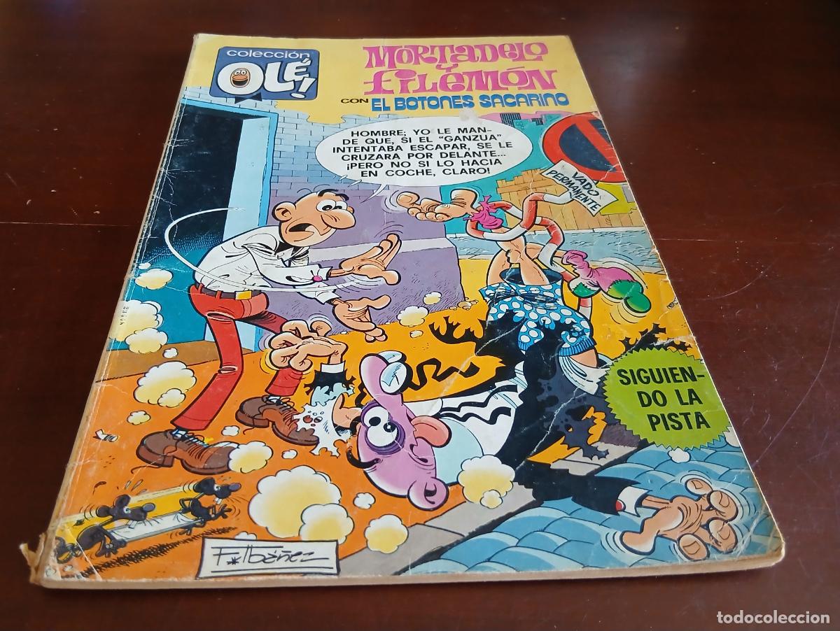 Tebeos: OLE N&ordm; 202 - MORTADELO Y FILEMON - SIGUIENDO LA PISTA - 2&ordf; EDICION - BRUGUERA