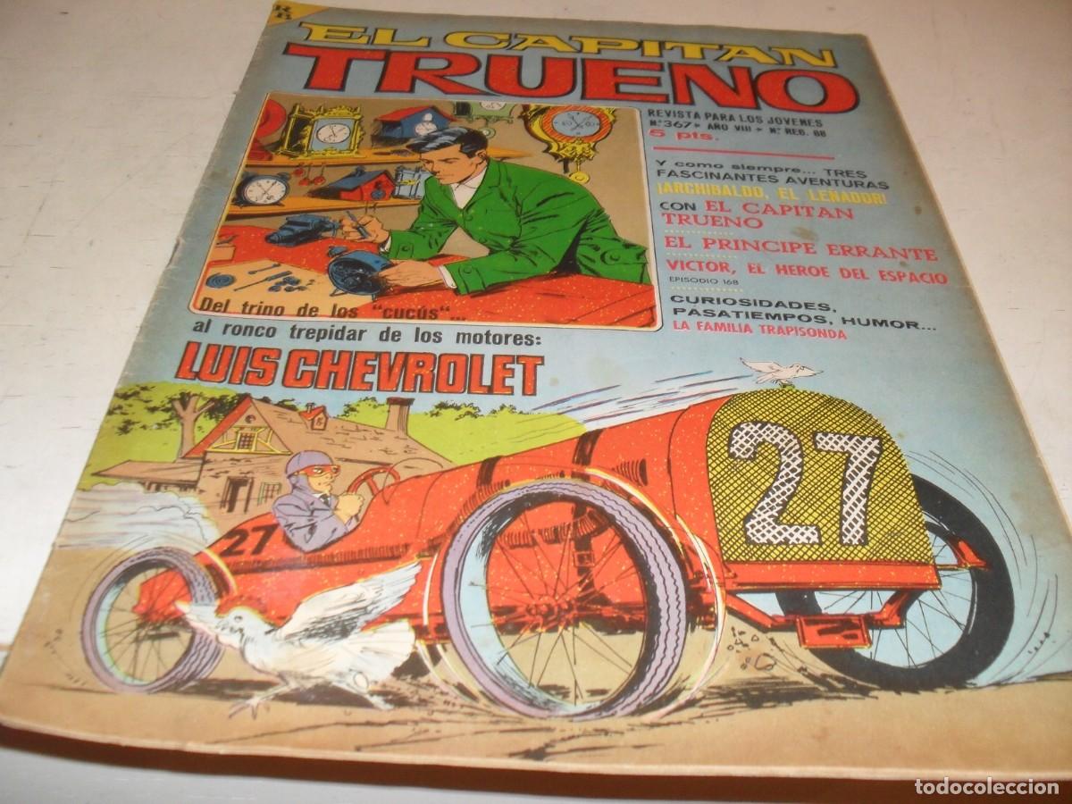 Tebeos: CAPITAN TRUENO EXTRA N&ordm; 367,CON LA FAMILIA TRAPISONDA,DE IBA&Ntilde;EZ,DE 427.BRUGUERA,1960