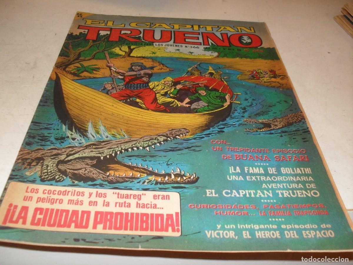 Tebeos: CAPITAN TRUENO EXTRA N&ordm; 366,LA FAMA DE GOLIATH,DE UBEDA,DE 427.BRUGUERA,1960