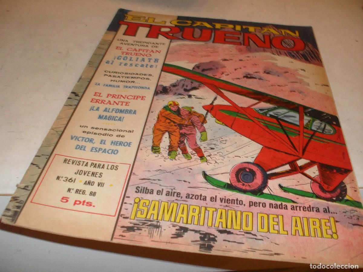 Tebeos: CAPITAN TRUENO EXTRA N&ordm; 361,CON VICTOR,HEROE DEL ESPACIO,DE 427.BRUGUERA,1960