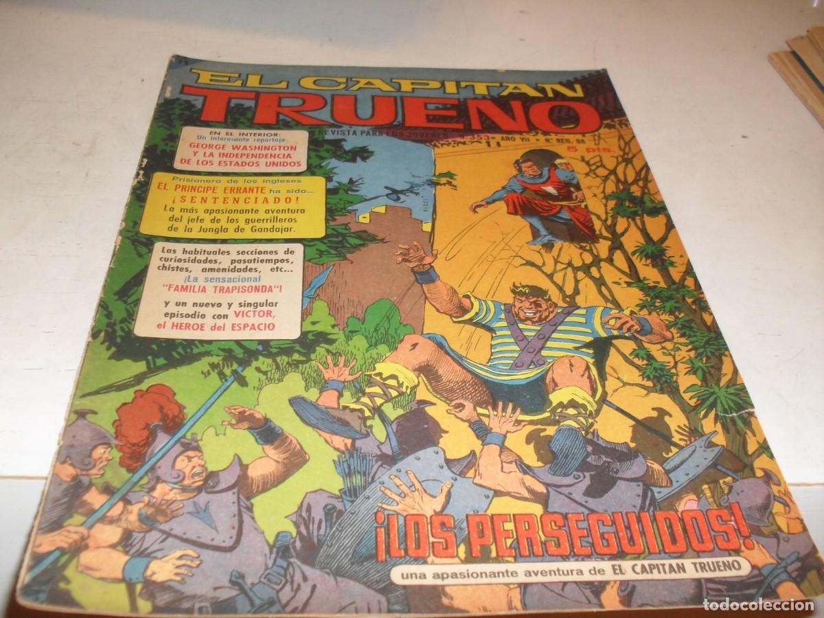 Tebeos: CAPITAN TRUENO EXTRA N&ordm; 353,CON LA FAMILIA TRAPISONDA,DE IBA&Ntilde;EZ,DE 427.BRUGUERA,1960