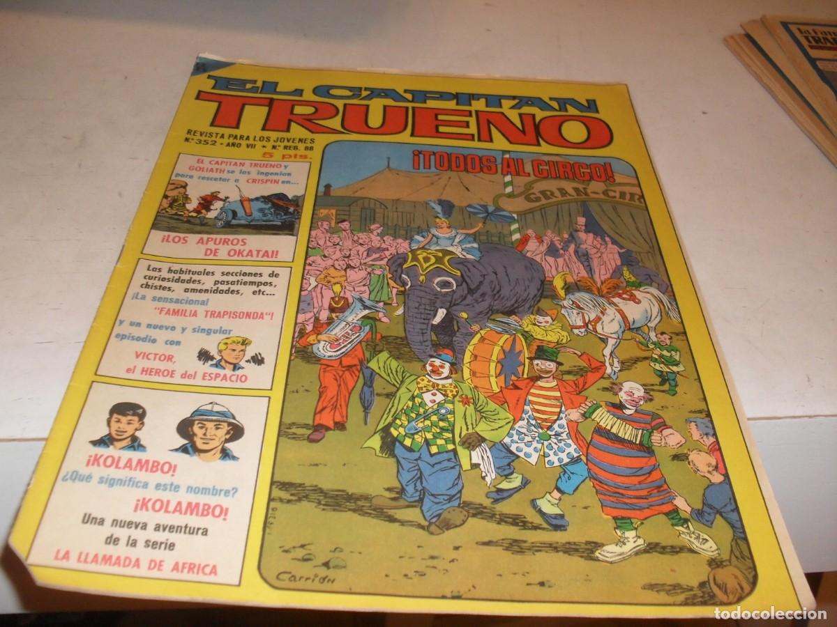 Tebeos: CAPITAN TRUENO EXTRA N&ordm; 352,CON LA FAMILIA TRAPISONDA,DE IBA&Ntilde;EZ,DE 427.BRUGUERA,1960