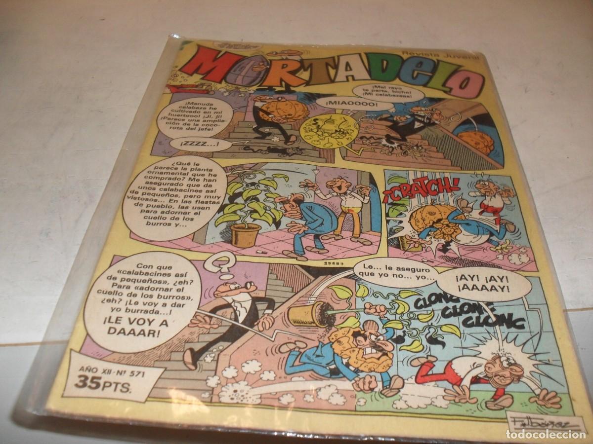 Tebeos: MORTADELO N&ordm; 571,CON PUBLICIDAD DEL JUEGO CLUEDO.DE 645BRUGUERA,1970