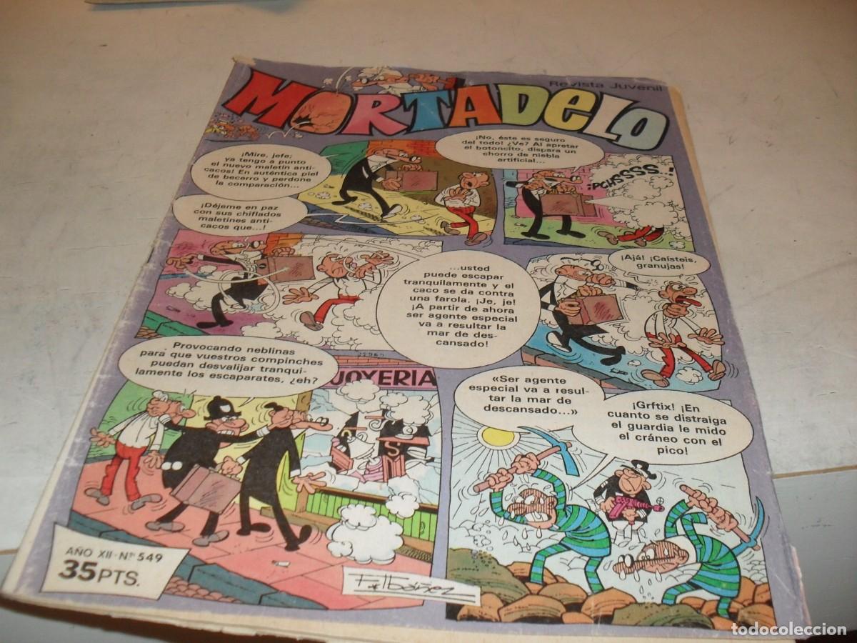 Tebeos: MORTADELO N&ordm; 549,CON LA ABUELITA PAZ,DE VAZQUEZ.DE 645,BRUGUERA,1970