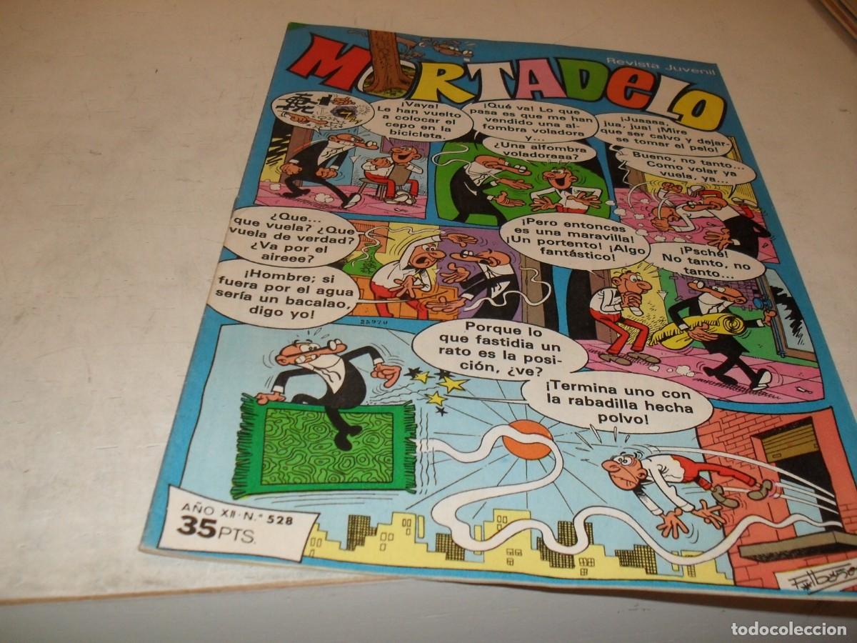 Tebeos: MORTADELO N&ordm; 528,EN INTERIOR PUBLICIDAD DE SUPERMAN II.DE 645,BRUGUERA,1970