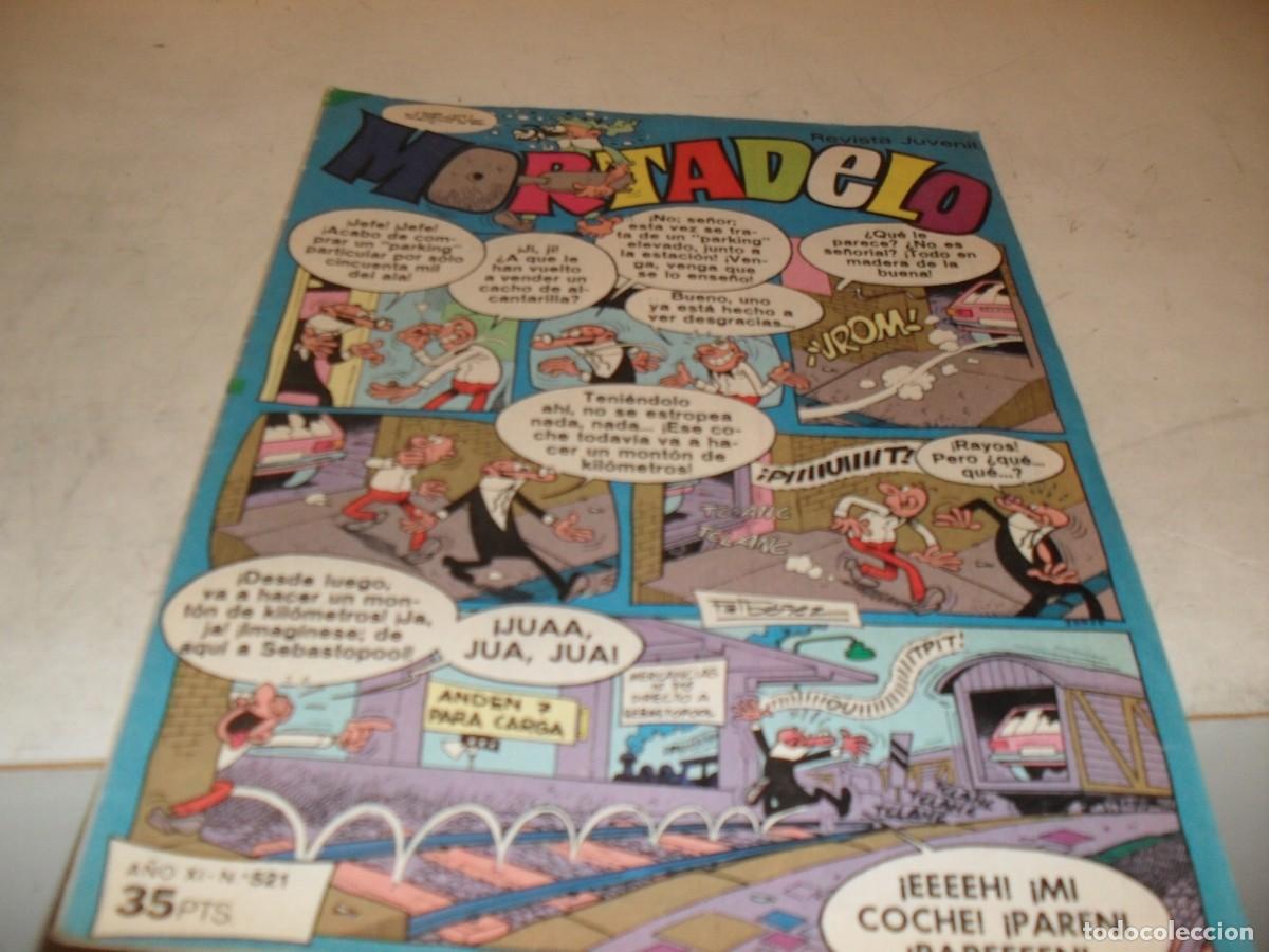 Tebeos: MORTADELO N&ordm; 521,EN CONTRAPORTADA PUBLICIDAD DE COMICS DC.DE 645,BRUGUERA,1970