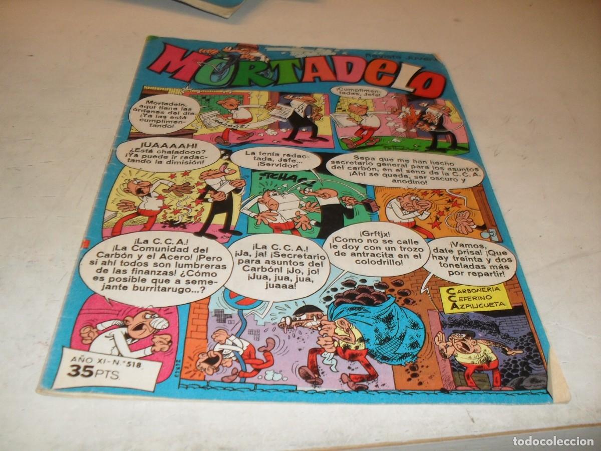 Tebeos: MORTADELO N&ordm; 518,SOLO LAS CUBIERTAS.DE 645,BRUGUERA,1970