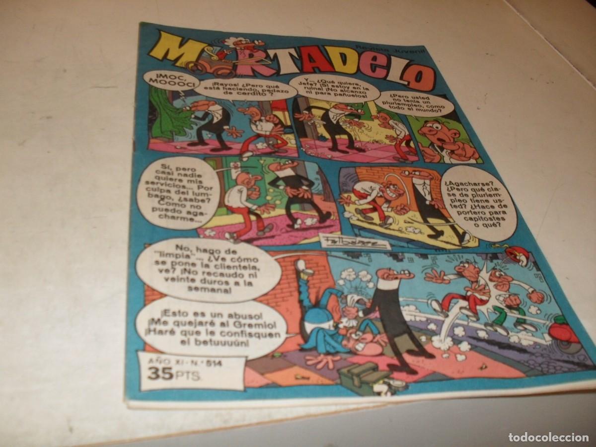 Tebeos: MORTADELO N&ordm; 514,CON EL IMPERIO DE TRIGAN.DE 645,BRUGUERA,1970