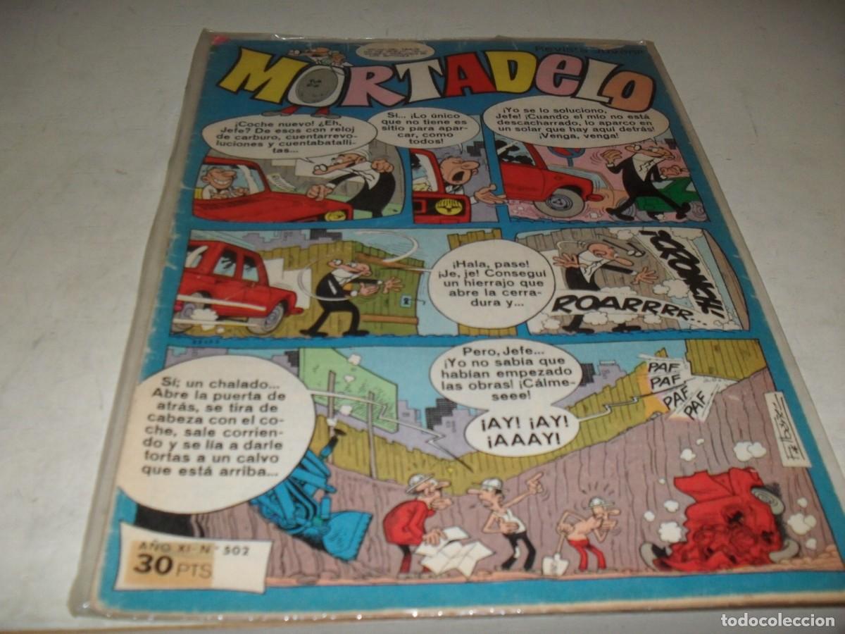 Tebeos: MORTADELO N&ordm; 502,CON DON PERCEBE Y BASILIO,DE ROJAS DE LA CAMARA,.DE 645,BRUGUERA,1970