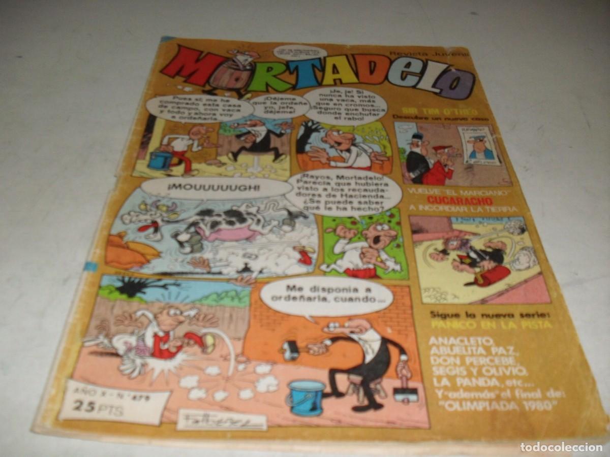 Tebeos: MORTADELO N&ordm;479,EN INTERIOR PUBLICIDAD DE BATMAN Y SUPERMAN.DE 645,BRUGUERA,1970