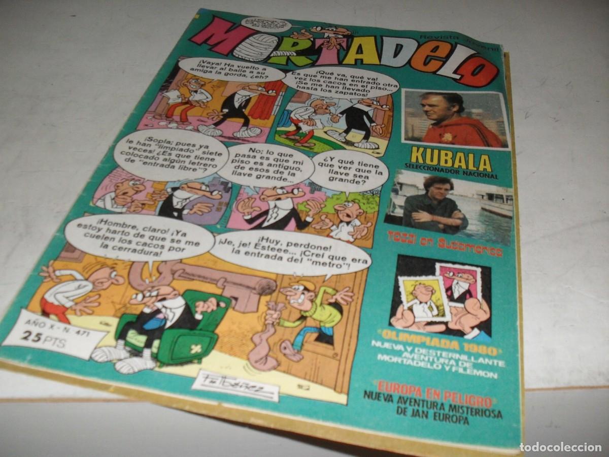 Tebeos: MORTADELO N&ordm; 471,CON ENTREVISTA A UMBERTO TOZZI.DE 645,BRUGUERA,1970