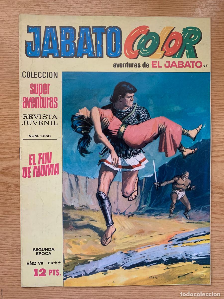 Tebeos: Jabato Color n&ordm; 27/ Superaventuras 1658 - Segunda &Eacute;poca - D4 Excelente Estado