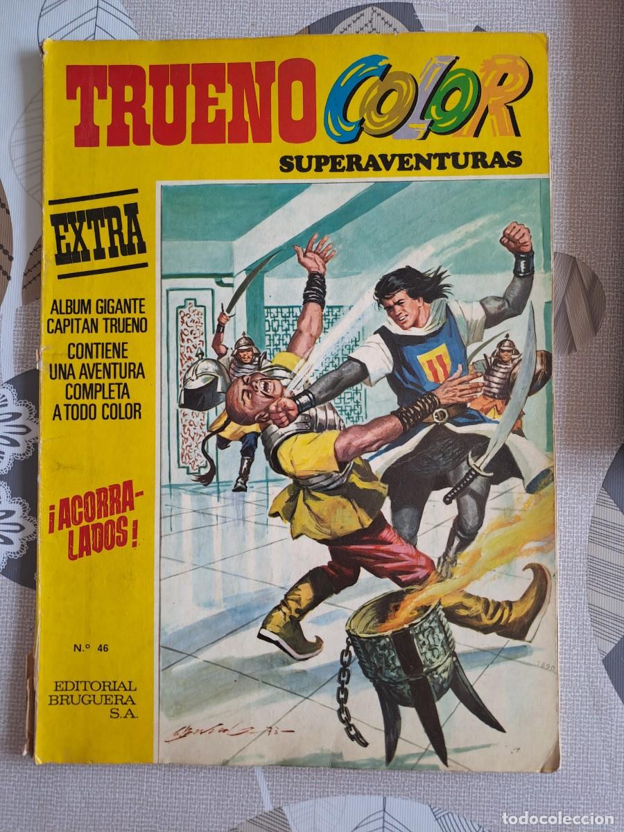Tebeos: Trueno color extra 46, acorralados, Bruguera