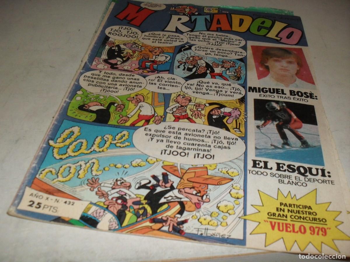 Tebeos: MORTADELO N&ordm; 432,CON LAMINA POSTER DE MIGUEL BOSE.DE 645,BRUGUERA,1970
