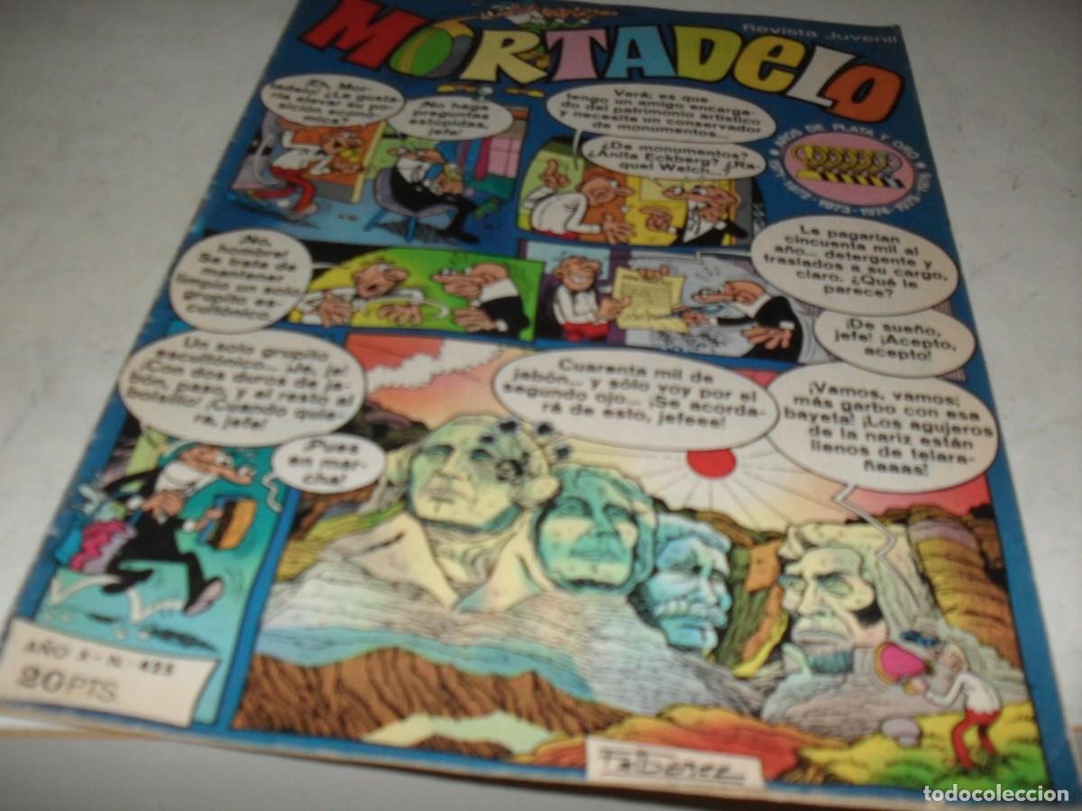 Tebeos: MORTADELO N&ordm; 425,CON EL CORSARIO DE HIERRO.DE 645,BRUGUERA,1970