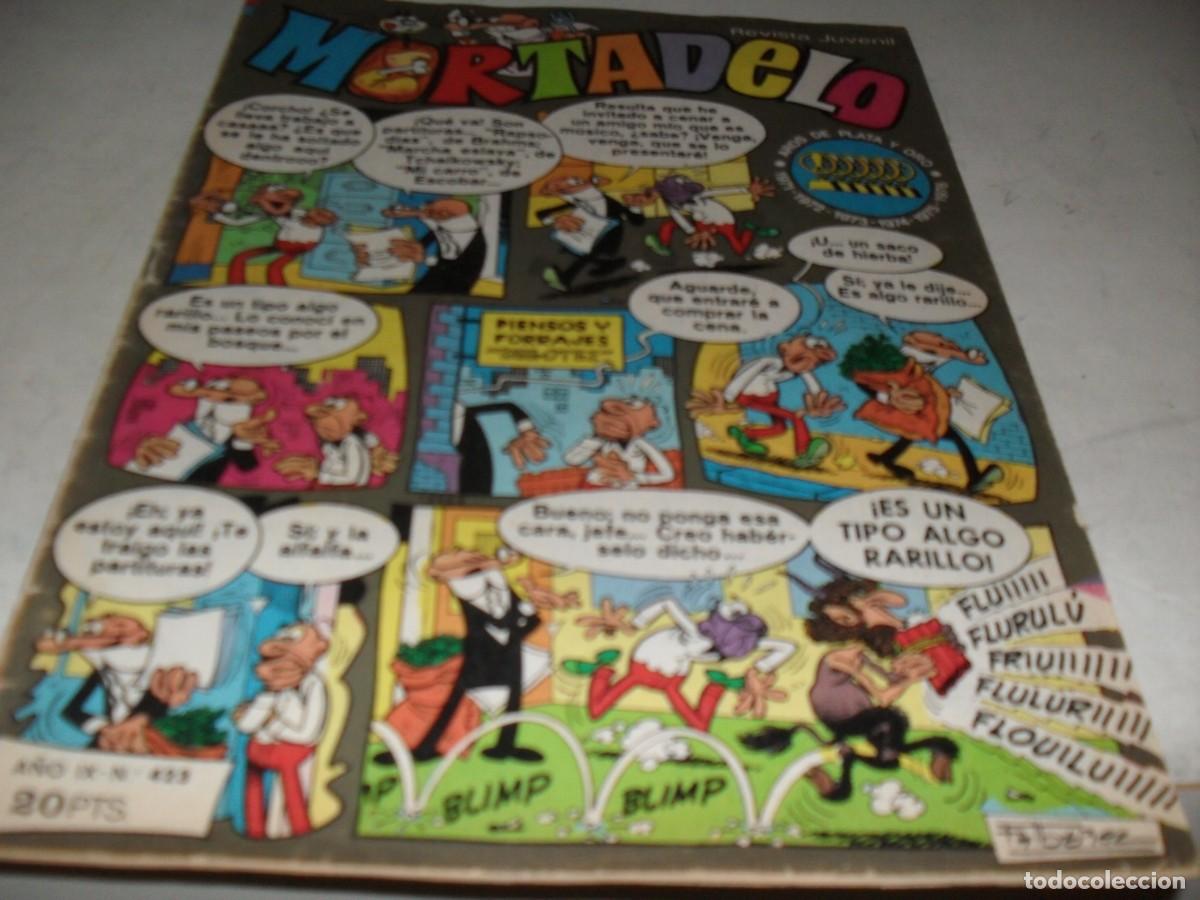 Tebeos: MORTADELO N&ordm; 423,EN CONTRAPORTADA PUBLICIDAD DE LIBROS JUVENILES.DE 645,BRUGUERA,1970