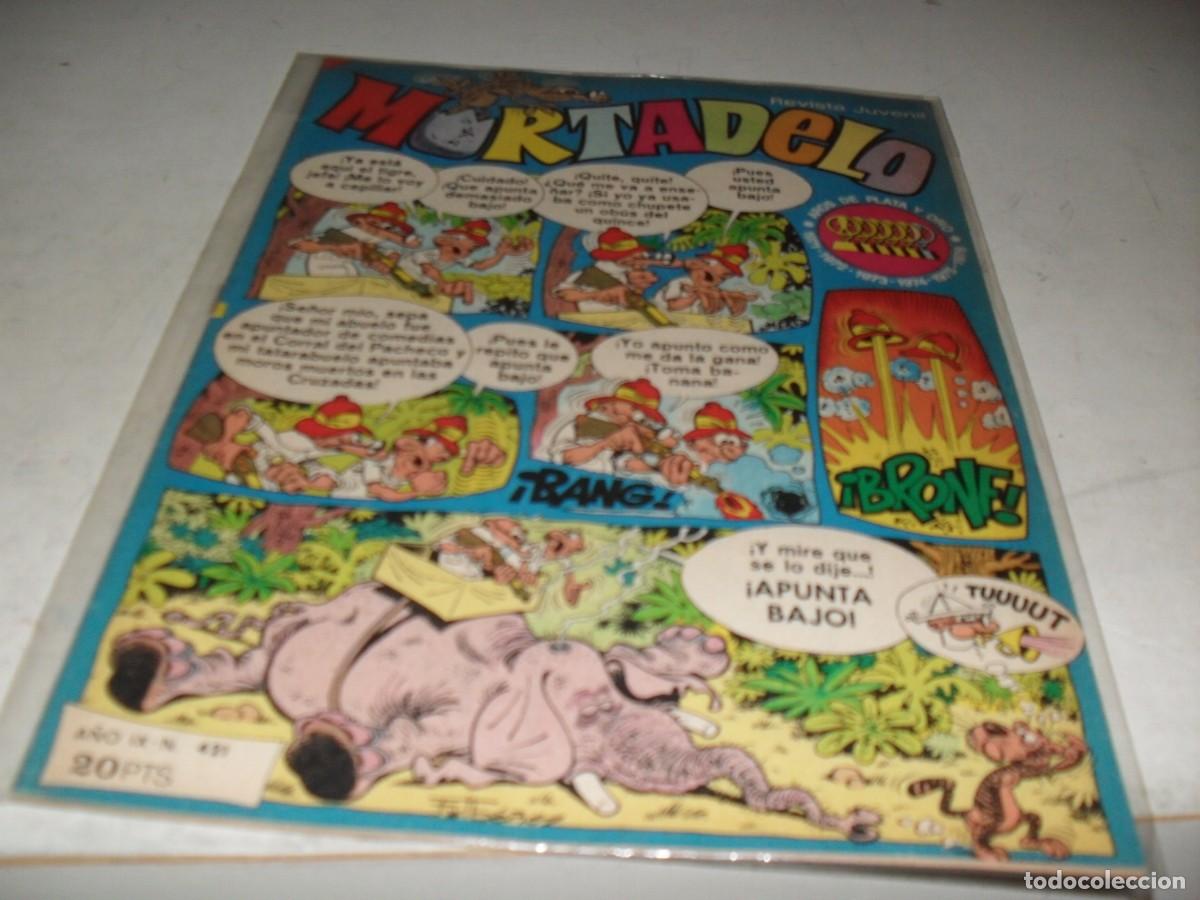 Tebeos: MORTADELO N&ordm; 421,EN CONTRAPORTADA CHIQUITIN Y CHIQUITINA.DE 645,BRUGUERA,1970