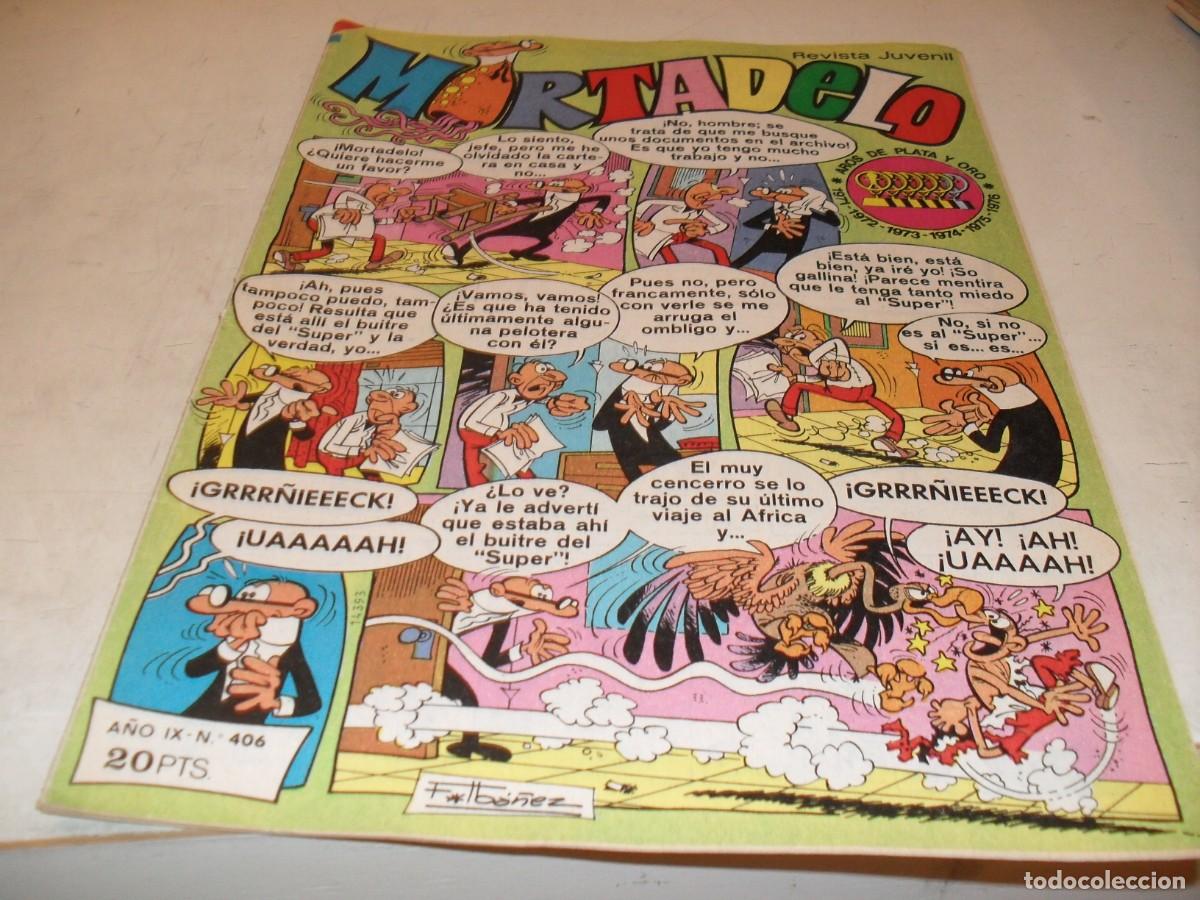 Tebeos: MORTADELO N&ordm; 406,CON PUBLICIDAD DE COLECCION CAMPEON,DE GUISVAL.DE 645,BRUGUERA,1970