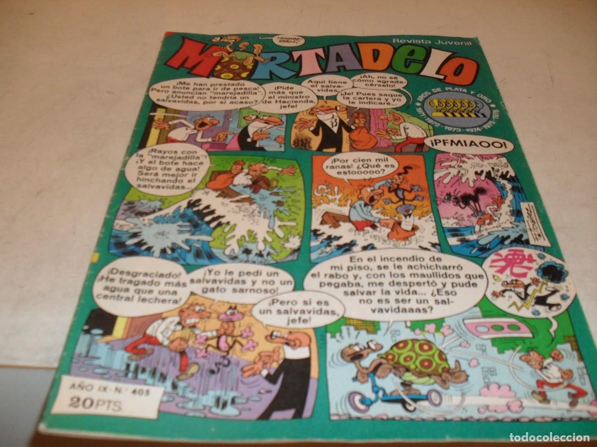 Tebeos: MORTADELO N&ordm; 405,CON EL CORSARIO DE HIERRO.DE 645,BRUGUERA,1970