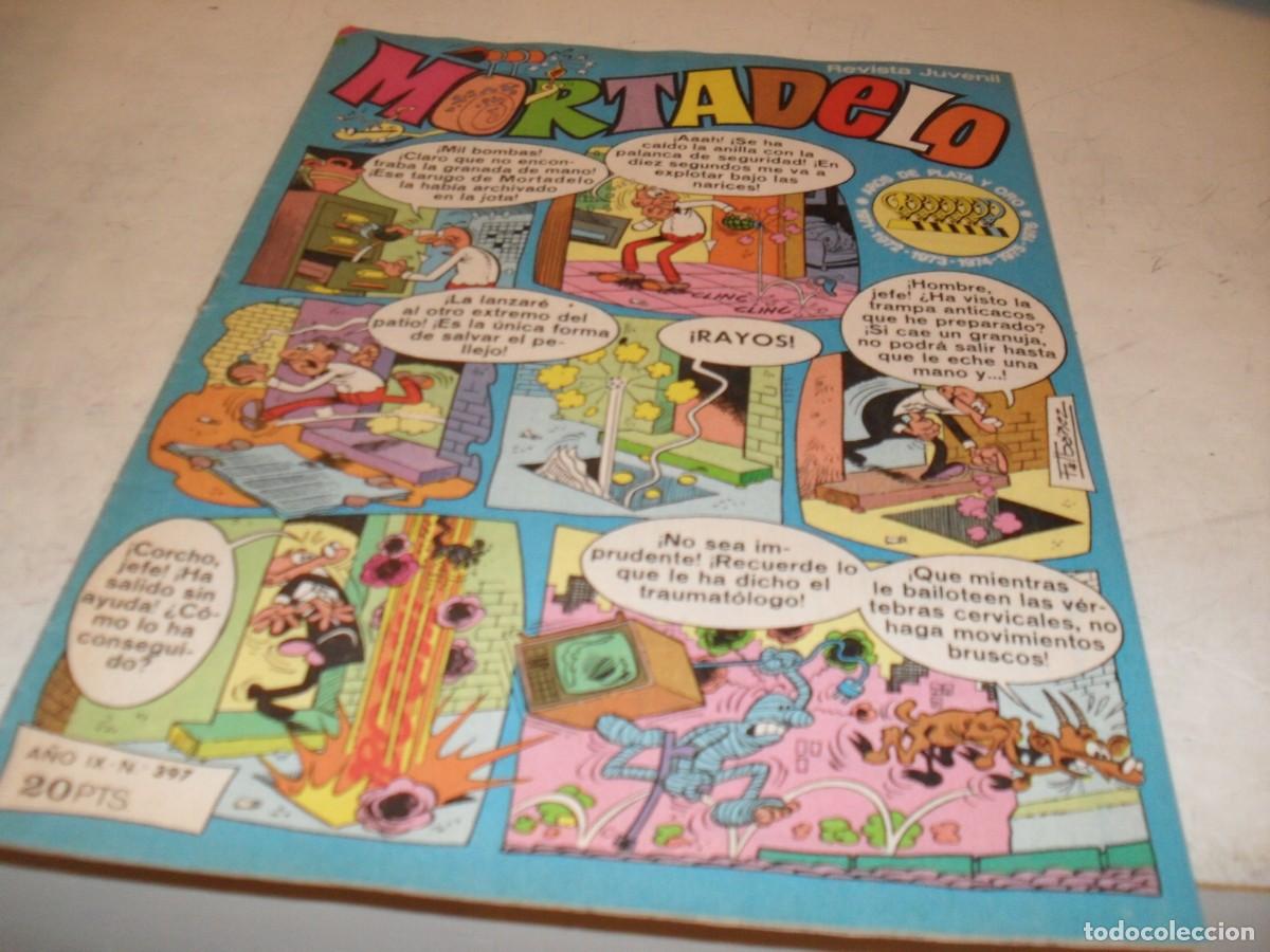 Tebeos: MORTADELO N&ordm; 397,EN INTERIOR PUBLICIDAD DE STAR WARS.DE 645,BRUGUERA,1970
