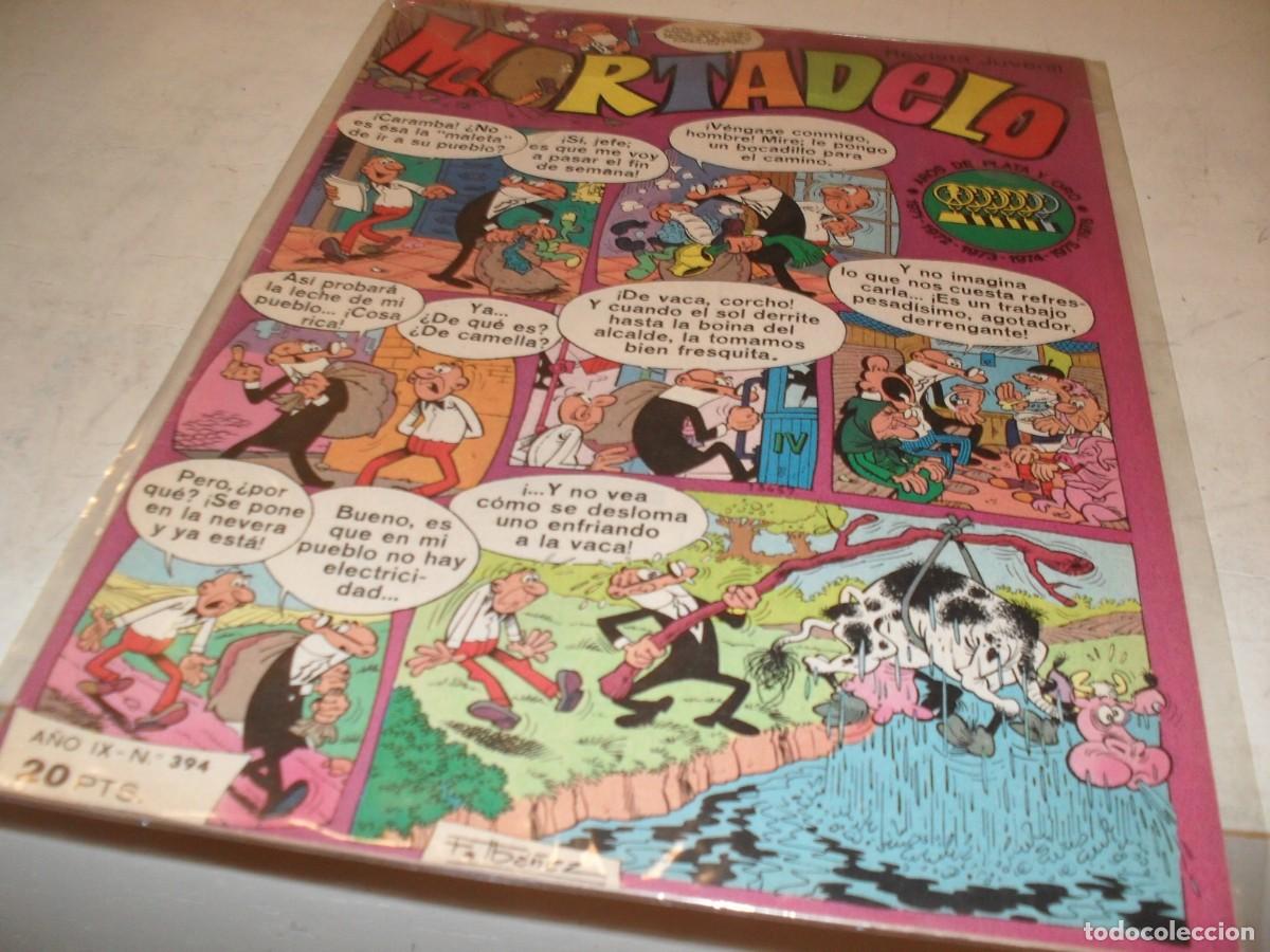 Tebeos: MORTADELO N&ordm; 394,CON PUBLICIDAD GRAN CONCURSO TOYSE.DE 645,BRUGUERA,1970