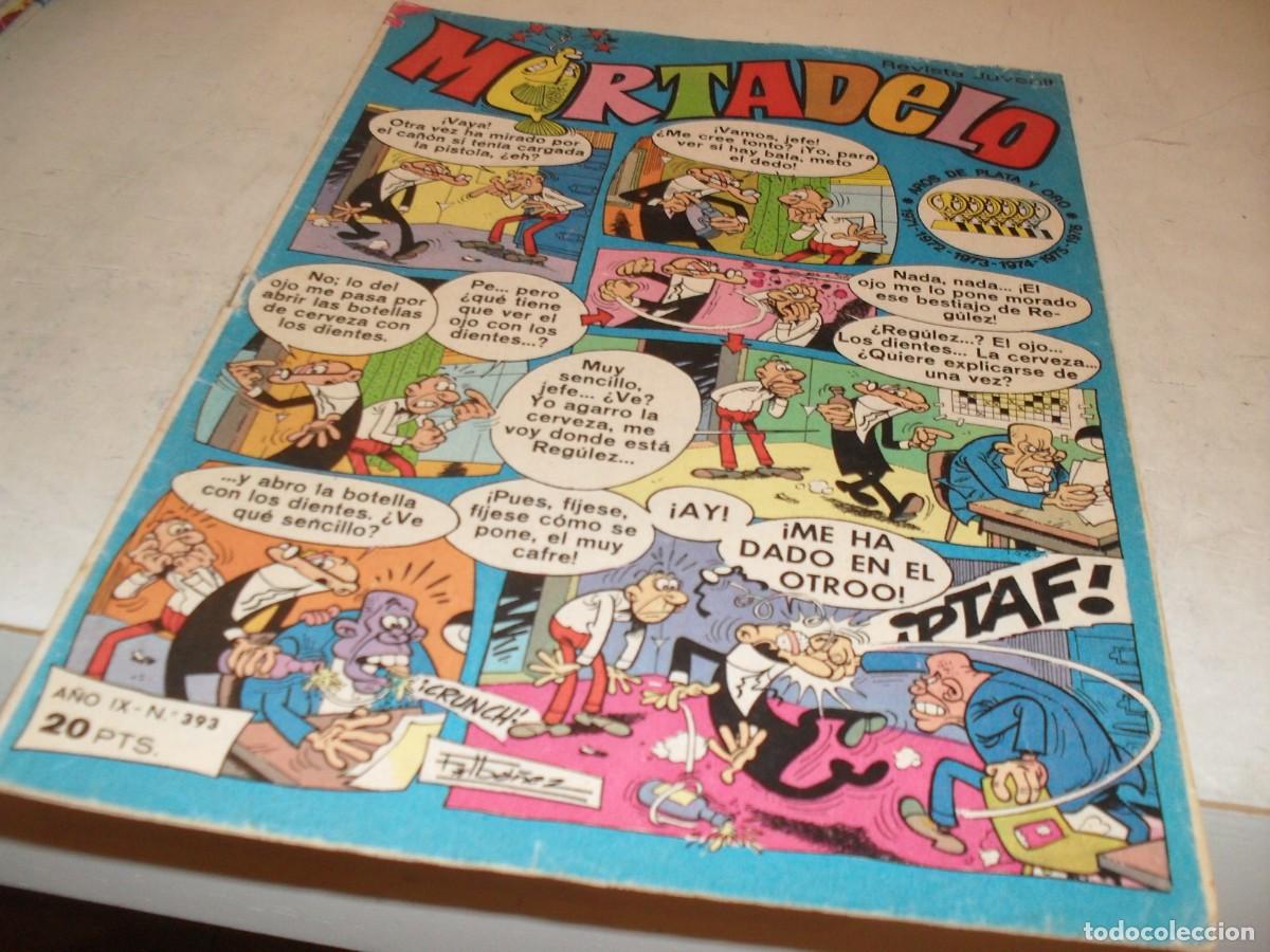 Tebeos: MORTADELO N&ordm; 393,CON PUBLICIDAD COLECCION CAMPEON,DE GUISVAL.DE 645,BRUGUERA,1970