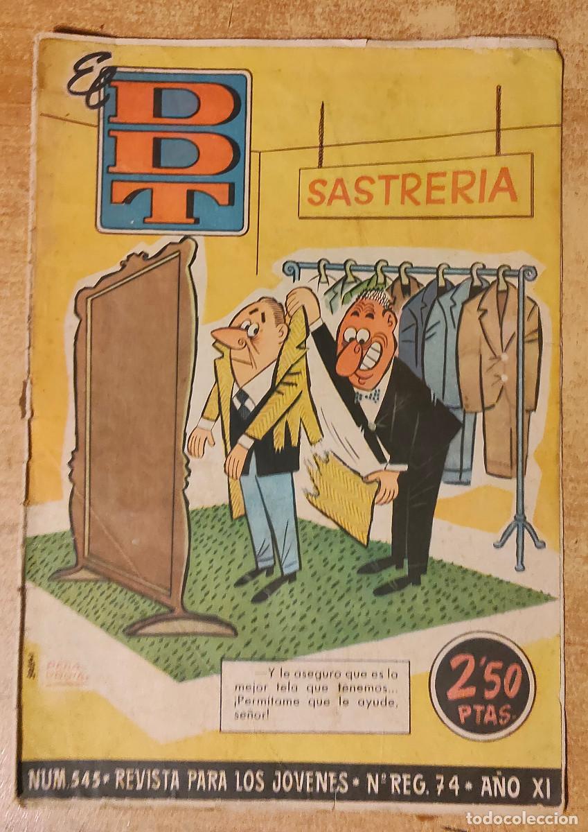 Tebeos: TEBEO EL DDT ED. BRUGUERA REVISTA HUMORISTICA N&ordm; 545 - a&ntilde;o 1958