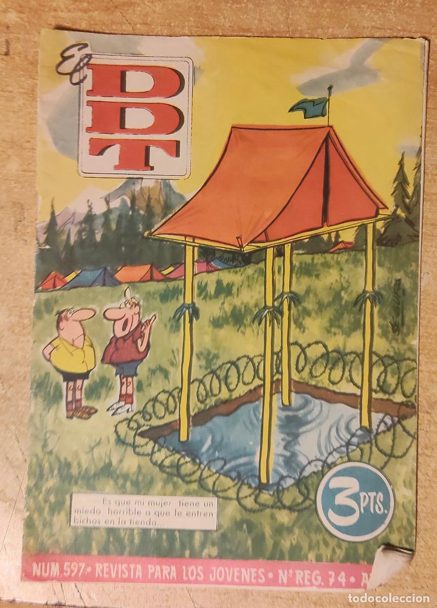 Tebeos: TEBEO EL DDT ED. BRUGUERA REVISTA HUMORISTICA N&ordm; 597 - a&ntilde;o 1960
