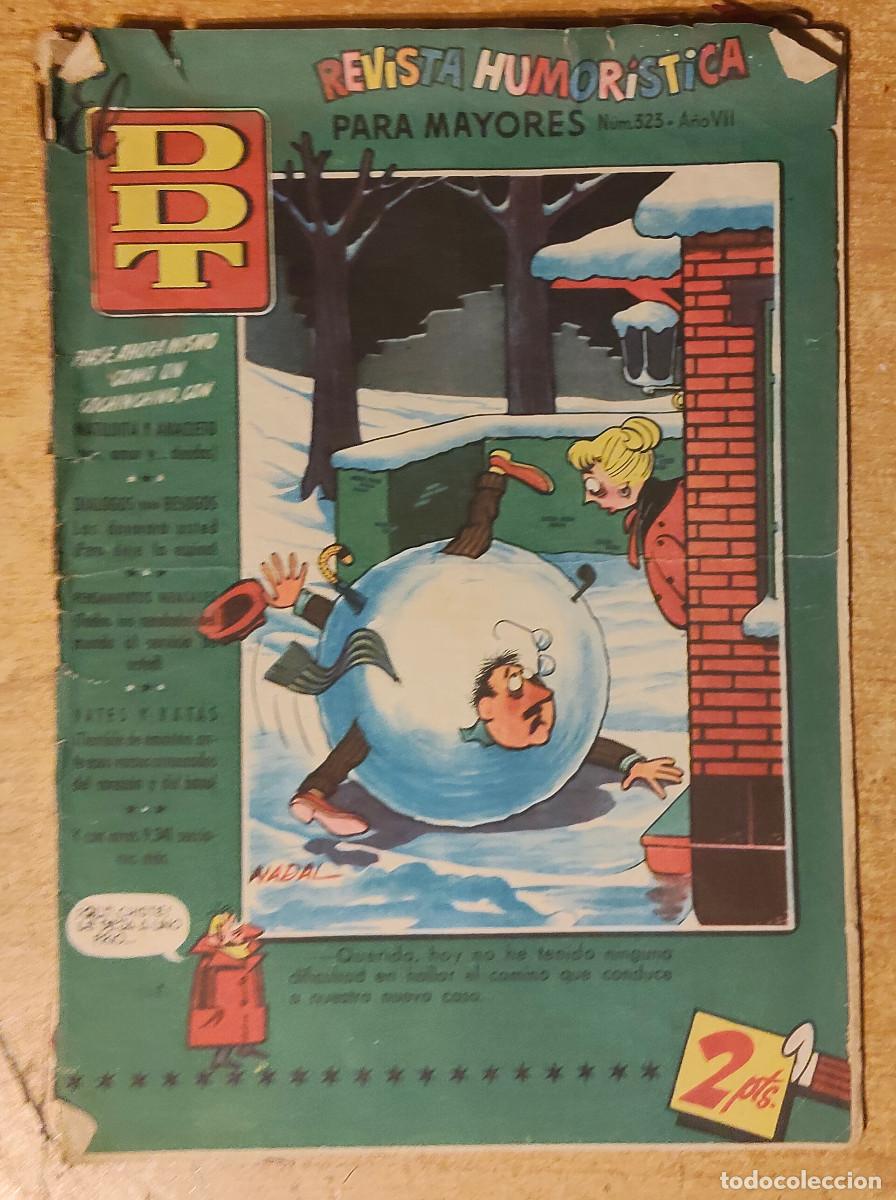 Tebeos: TEBEO EL DDT ED. BRUGUERA REVISTA HUMORISTICA N&ordm; 523 - a&ntilde;o 1960
