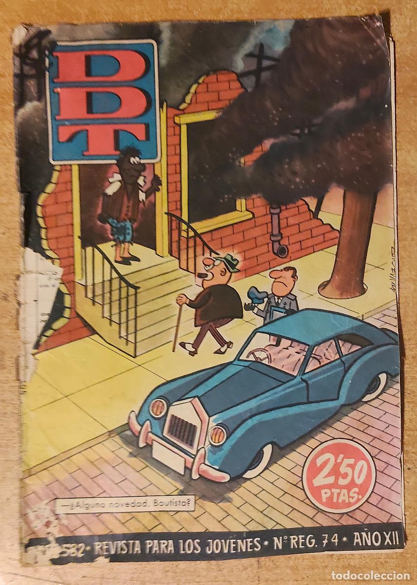 Tebeos: TEBEO EL DDT ED. BRUGUERA REVISTA HUMORISTICA N&ordm; 582 - a&ntilde;o 1958