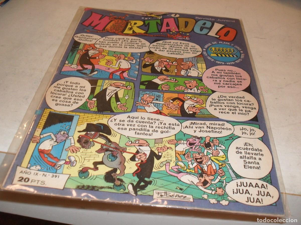 Tebeos: MORTADELO N&ordm; 391,CON BRUNO BRAZIL.DE 645,BRUGUERA,1970