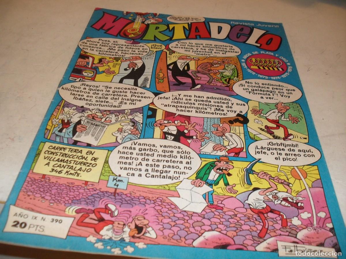Tebeos: MORTADELO N&ordm; 390,CON BRUNO BRAZIL.DE 645,BRUGUERA,1970