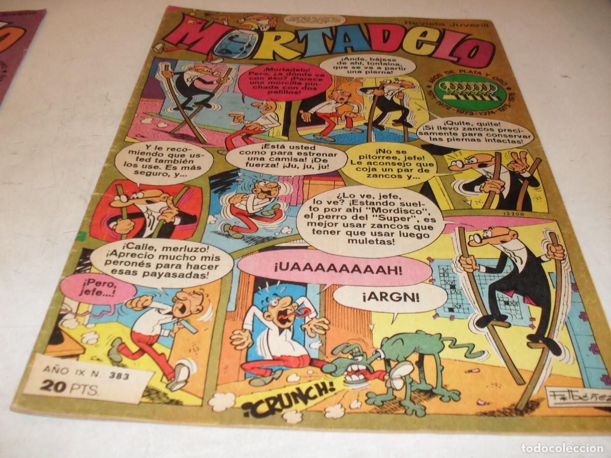 Tebeos: MORTADELO N&ordm; 383,CON EL TRIUNFO DEL CORSARIO NEGRO.DE 645,BRUGUERA,1970
