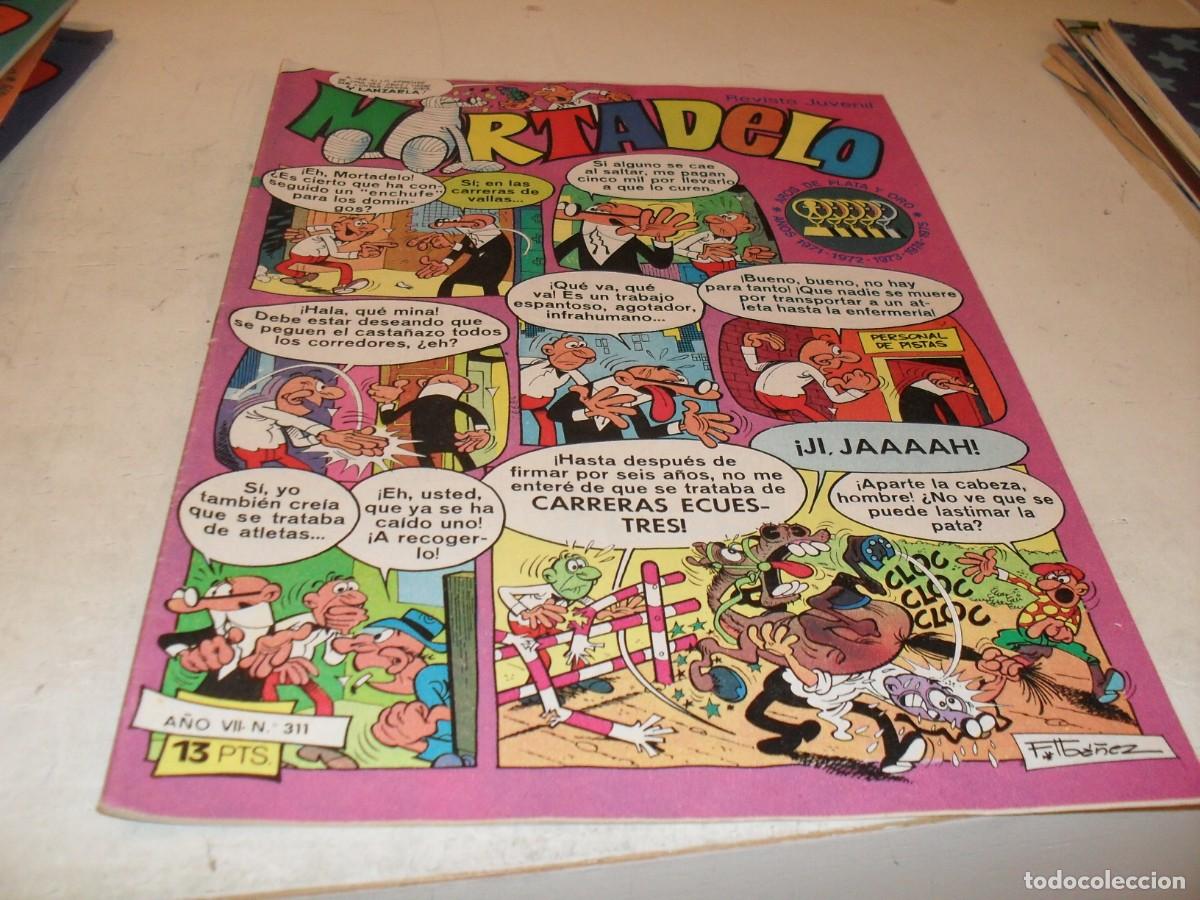 Tebeos: MORTADELO N&ordm; 311,EN CONTRAPORTADA PUBLICIDAD DE BABY MOCOSETE.DE 645,BRUGUERA,1970