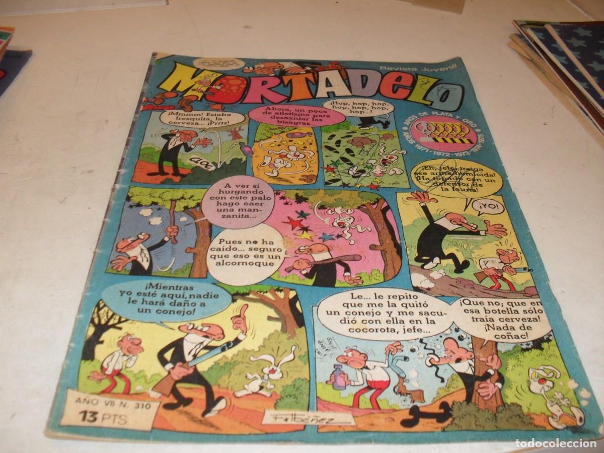 Tebeos: MORTADELO N&ordm; 310,EN CONTRAPORTADA PUBLICIDAD DE BABY MOCOSETE.DE 645,BRUGUERA,1970