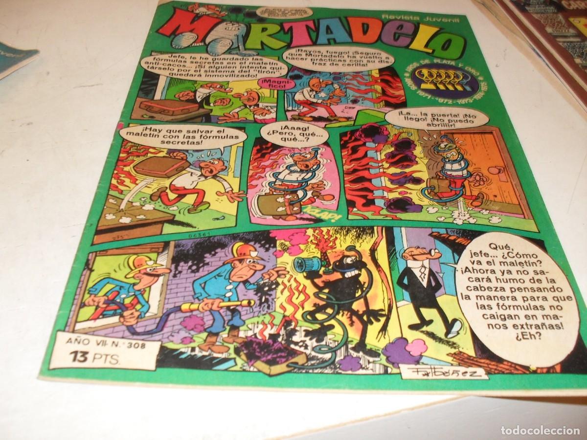 Tebeos: MORTADELO N&ordm; 308,EN CONTRAPORTADA PUBLICIDAD DE BABY MOCOSETE.DE 645,BRUGUERA,1970