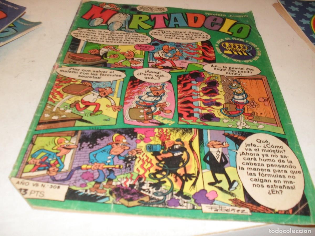 Tebeos: MORTADELO N&ordm; 308,EN CONTRAPORTADA PUBLICIDAD DE BABY MOCOSETE.DE 645,BRUGUERA,1970