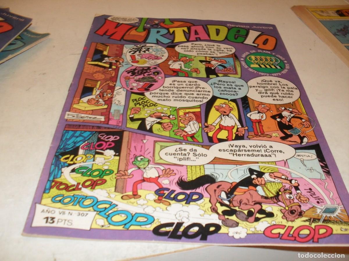 Tebeos: MORTADELO N&ordm; 307,EN CONTRAPORTADA PUBLICIDAD DE BABY MOCOSETE.DE 645,BRUGUERA,1970
