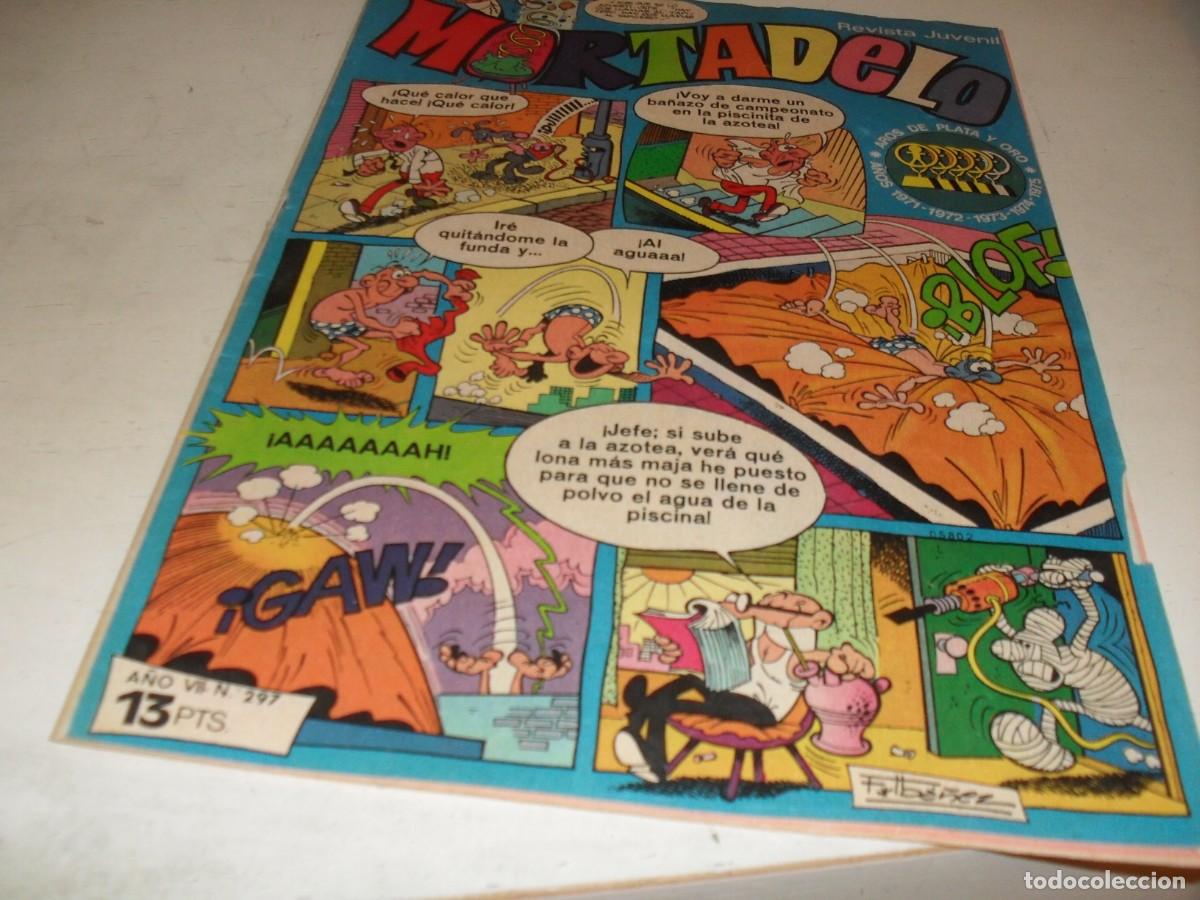Tebeos: MORTADELO N&ordm; 297,CON EL CORSARIO DE HIERRO,DE 645,BRUGUERA,1970